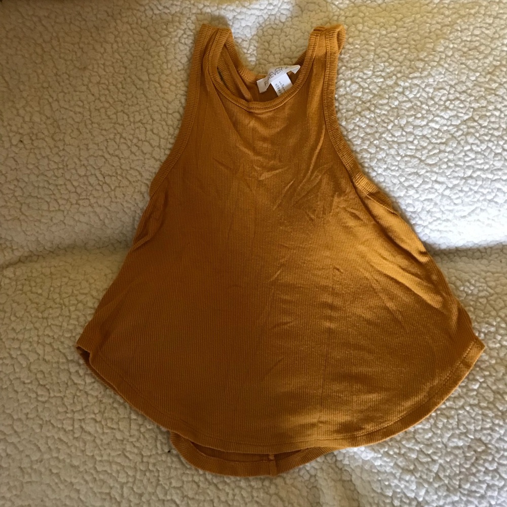 Yellow Muscle Tee from Forever 21